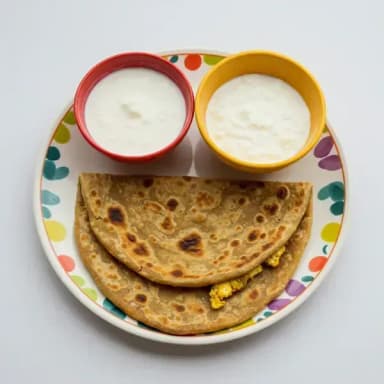 Paneer Paratha (2 pcs. with curd)