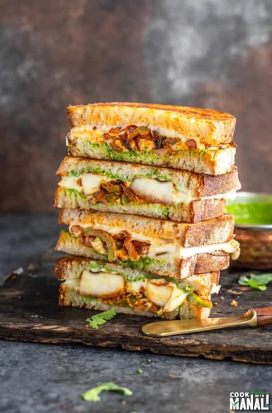 Paneer Sandwich (grilled/plain) (2 pcs.)