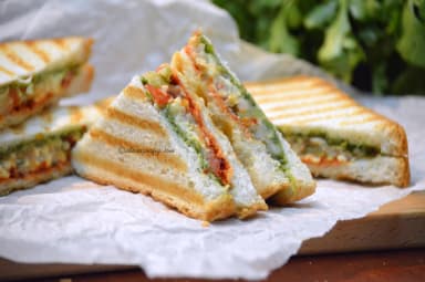 Vegetable Sandwich (plain/grilled) (2 pcs.)
